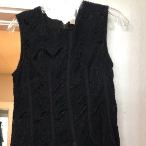 Boutique black lace dress